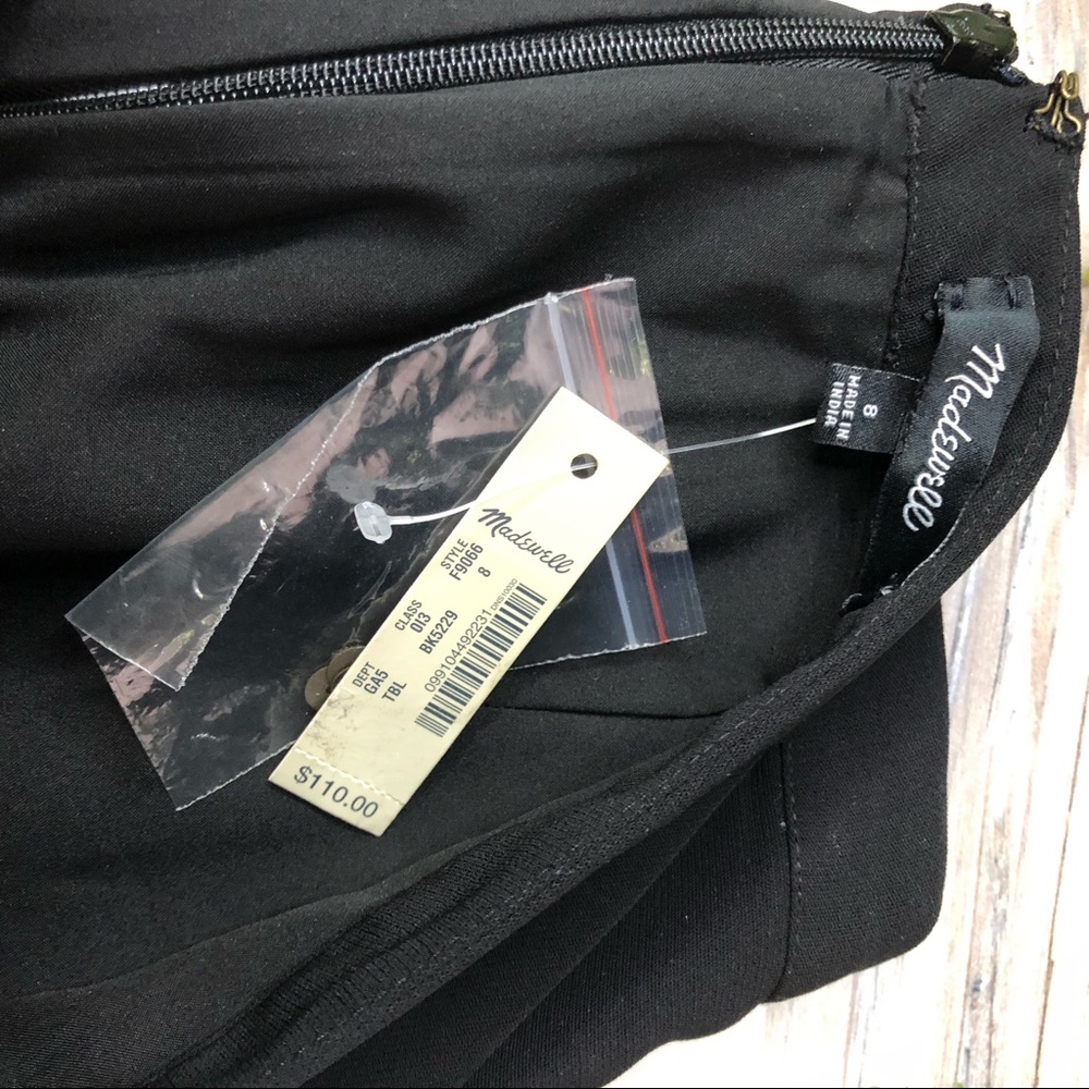 NWT Madewell Sequin Detail Black Mini Skirt - Picture 3 of 5